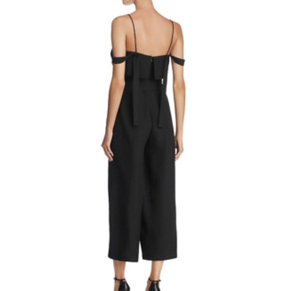 C/MEO Collective Vision Wide-Leg Strap-Detail black Jumpsuit - Picture 2 of 6